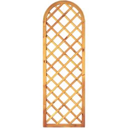 T&J MAXI-Massiv Diagonal-Rankzaun mit Rundbogen Sichtschutzzaun MAXI-Massiv Diagonal-Rankzaun mit Rundbogen 60x180/150 cm, kesseldruckimprägniert, geriffelte Lamellen, mit Edelstahlnägeln