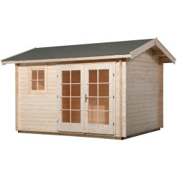 weka Gartenhaus 163 naturbelassen Gartenhütte verschiedene Größen, Fichtenholz mit Wandstärke 28 mm