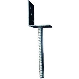 T&J L-Pfostenträger mit Riffelstahldolle für Pfosten 9x9 cm L-Pfostenträger mit Riffelstahldolle, stahlverzinkt, für 9x9 cm Pfosten – ideal für stabile Zaunpfosten-Montage im Außenbereich