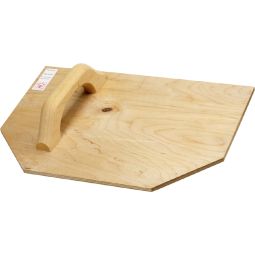 ClayTec Putzmörtelbrett Birkenschichtholz geölt, Abmessung 450x300 mm Für Rechts- und Linkshänder wählbar