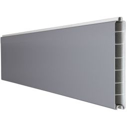 GroJa BasicLine schmal PVC-Steckzaun Sichtschutzzaun Silbergrau Einzelprofil Sichtschutz Lamellenzaun Hochwertiger Kunststoff mit PVC-Folie veredelt, viele Kombinationsmöglichkeiten, 180x15x1,9 cm