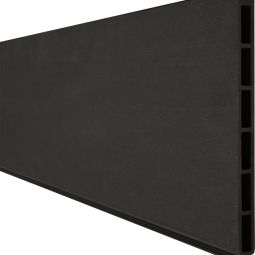GroJa Solid Grande Premium Steckzaun Sichtschutzzaun Anthrazitgrau Einzelprofil Sichtschutz Steckzaun Lamellenzaun Beidseitig gleiche Optik, viele Kombinationsmöglichkeiten, 180x24x1,9 cm