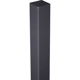 GroJa Alu-Sichtschutzpfosten Anthrazit DB 703 Pulverbeschichtet DB 703, inklusive Pfostenkappe