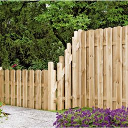 T&J Sichtschutzzaun DAAN Gartentor Massives Gartentor 100x90 cm aus kesseldruckimprägnierter Kiefer/Fichte, Lamellen 20x145 mm, stabil verschraubt mit Edelstahlnägeln