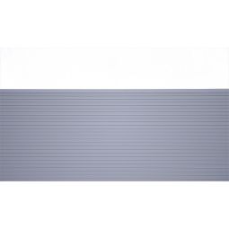 Sichtschutzstreifen Blickdichtstreifen Premium fenstergrau RAL 7040 Doppelstabzaun Zaunfolie feingerillte Oberfläche, Streifenlänge: 2,52 m, Höhe: 19 cm