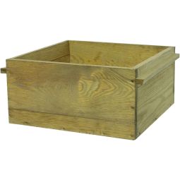 T&J LABO-3D Regal Kompaktes Regal aus ölbehandelter Weide 36x24x36/41 cm – perfekt als Ergänzung zum LABO-3D System, seitlich offen oder geschlossen erhältlich