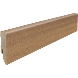 HARO Stecksockelleiste DISANO Cube Eiche Provence natur Fußleisten Natürliche Optik kombiniert mit robuster MDF-Trägerplatte, 2200x16x58 mm