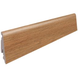 HARO Stecksockelleiste Alpineiche natur Fußleisten 2200x19x58 mm MDF-Leiste mit naturgetreuer Eichenstruktur und Rundkante