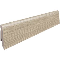 HARO Stecksockelleiste Eiche Torri grau Fußleisten 2200x19x58 mm, für einfache Steckmontage