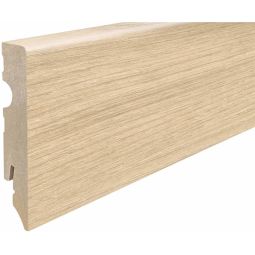 HARO Stecksockelleiste Cube Eiche Breda puro Kastanie Varese Fußleisten Geradliniges Cube Design, dezentes Holzdekor, widerstandsfähig und pflegeleicht