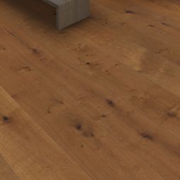 HARO Parkett Landhausdiele 4000 TC Plaza 240 4V Bernsteineiche Sauvage naturaDur Matt versiegelte Diele 2200x220 mm in lebendiger Bernsteineiche, für Fußbodenheizung geeignet