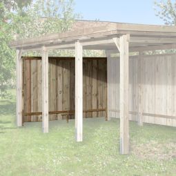 weka Rückwand kesseldruckimprägniert für Carport Abmessung (BxH) 270x181cm