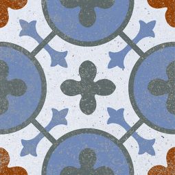 Wellker Fliesen Waco Mix glasiert matt Rundkante 20x20 cm Stärke 8 mm Für Fußbodenheizung geeignet