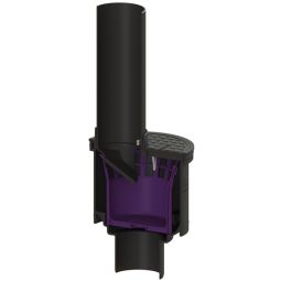 KESSEL Regenablauf Auslauf senkrecht DN100 senkrechter Auslauf, System 200
