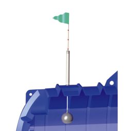 Rewatec Pegel - und Kontrollanzeige WIMPI Füllstandsanzeige Wasserstandsanzeige für Regenwassertanks