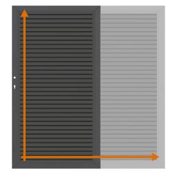 TraumGarten Einzeltor auf Maß Sichtschutzzaun SYSTEM NEO PLATINUM Anthrazit Maßgefertigtes WPC-Tor mit Alu-Rahmen, 150x20 mm Lamellen, pflegeleicht, witterungsbeständig, variable Größe & Rahmenfarbe