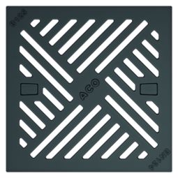 ACO Self Europoint Gussrost 250x250 mm für Punktablauf, befahrbar