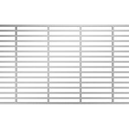 ACO Profiline Rost Heelguard Edelstahl Baubreite 130 mm passend zu ACO Holzterrassenrinne, verschiedene Längen
