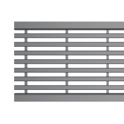 ACO Self Längsstabrost Edelstahl passend zu Eurolinerinne und Hexaline 2.0, verschiedene Längen