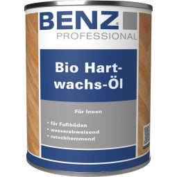 BENZ PROFESSIONAL Bio Hartwachs-Öl farblos Natürlicher Schutz für strapazierte Flächen aus altem und neuem Weich- und Hartholz