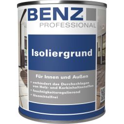 BENZ PROFESSIONAL Isoliergrund Sperrgrund gegen Flecken und Durchschlagen, verhindert Durchschlagen von Holz- und Korkinhaltsstoffen