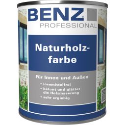 BENZ PROFESSIONAL Naturholzfarbe Holzschutzmittel Natürliche Farbgestaltung mit zuverlässigem Wetterschutz, verschiedene Farben, für alle heimischen und exotischen Hölzer