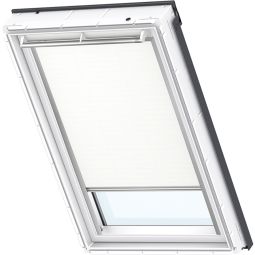 VELUX Verdunkelungsrollo Uni Weiß 1025 Hochwertiges Dachfenster‑Verdunkelungsrollo in uni Weiß für nahezu vollständige Dunkelheit