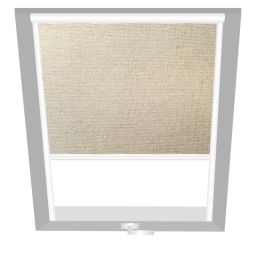 Wellker Verdunkelungsrollo Weiß 1596 Hochwertiges Verdunkelungsrollo in klassischem Weiß für Dachfenster von Roto und Wellker