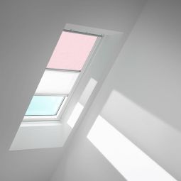 VELUX Verdunkelungsrollo Duo DFD Kids Rosa Sterne 4659 Schutz gegen Hitze, für verschiedene VELUX-Dachfenster geeignet