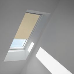 VELUX Verdunkelungsrollo Sandbeige gepunktet/Weiß 4579 Schutz gegen Hitze, für verschiedene VELUX-Dachfenster geeignet