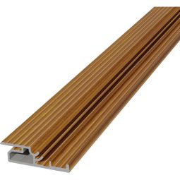 TraumGarten DreamDeck Alu Startprofil Ipé-braun Präziser Abschluss mit edler Holzoptik, 13 x 20 mm, verschiedene Längen