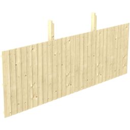 Skan Holz Rückwand Leimholz für Doppelcarport für Durchfahrt bis 550cm Naturbelassen verschiedene Größen