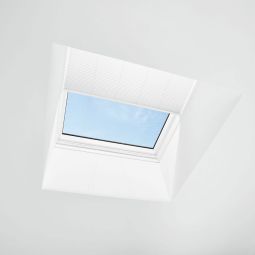 Roto OnTop Faltstore ZFA E Fx WF01 Weiß Elektro für Roto OnTop Flachdachfenster