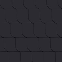 CEDRAL Dach- und Fassadenplatte 30x30 cm glatt, blauschwarz universell einsetzbar, gerundet, gelocht