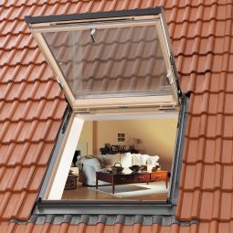 VELUX Ausstiegsfenster GTL 3070 Holz THERMO Dachfenster 2-fach Standard-Verglasung