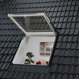 VELUX Ausstiegsfenster GTU 0066 Klapp-Schwingfenster Kunststoff ENERGIE PLUS Fenster 3-fach Niedrig-Energie-Verglasung