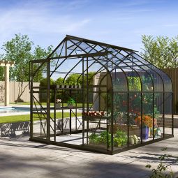 Vitavia Gewächshaus Dione Tomatenhaus Schwarz Verschiedene Größen