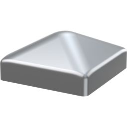 TraumGarten Pfostenkappe Pyramide LONGLIFE Edelstahl Abdeckkappe passend zu LONGLIFE Pfosten