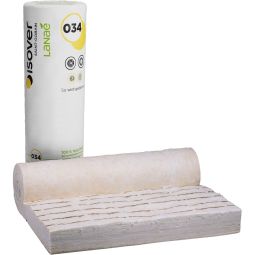 ISOVER Klemmfilz Integra ZKF 1 WLS 034 Lanaé Glaswolle Dachdämmung Wärme- und Schalldämmung, verschiedene Stärken
