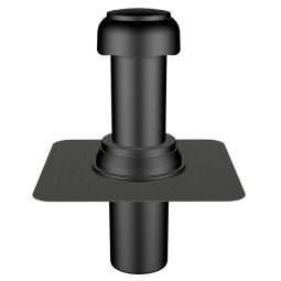 Klöber Flavent Pro Lüfteroberteil für zweiteiligen Wohnraum Be- und Entlüfter Dachentlüftung Für alle wärmegedämmten Flachdächer mit Bitumen- oder Kunstoffbahnen, schützt vor Kondensat, einfache Montage, langlebig & wetterfest