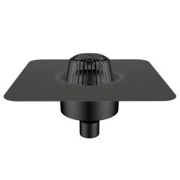 Klöber Flavent Pro Be- und Entlüfter mit Bitumen-Manschette Dachentlüftung Wärmegedämmter Be‑ und Entlüfter für Flachdach‑Dachentlüftung mit Bitumen‑Manschette, 50x50 cm