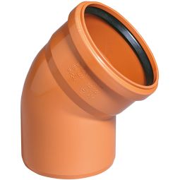 Wellker KG Bogen DN 315 Abwasserrohr für KG-System PVC - Coex SN 4, verschiedene Ausführungen