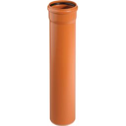 Wellker KG Rohr DN 200 Abwasserrohr für KG-System PVC - Coex SN 4, verschiedene Längen