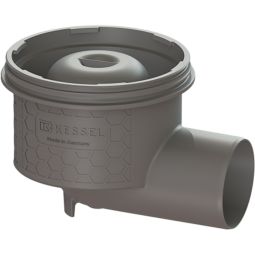 KESSEL Bodenablauf Practicus Grundkörper Anschlussrand Auslauf seitlich verschiedene Durchmesser wählbar