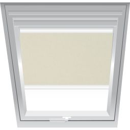 Roto Sichtschutzrollo Beige 1-R03 lichtdurchlässig, Bedienung manuell, für verschiedene Fenstergrößen konfigurierbar