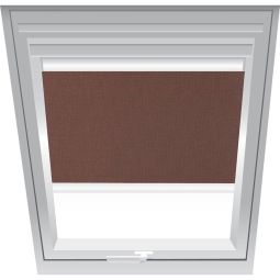 Roto Sichtschutzrollo Braun 2-R31 lichtdurchlässig, Bedienung manuell, für verschiedene Fenstergrößen konfigurierbar