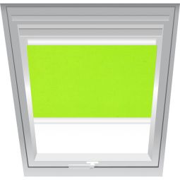 Roto Verdunklungsrollo Apfelgrün 2-V25 lichtundurchlässig, Bedienung manuell oder elektrisch, für verschiedene Fenstergrößen konfigurierbar