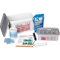 PCI Lastogum-Dichtset Abdichtungssystem für den Innenbereich Grau 1 Eimer, unter Keramikbelägen in Bad und Dusche