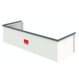 ACO Therm Aufstockelement Breite 1000 mm fixe Bauhöhe Komplettset fixe H&ouml;he inkl. Befestigungsset