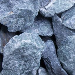 Bruchsteine Marmor Grün verschiedene Körnungen